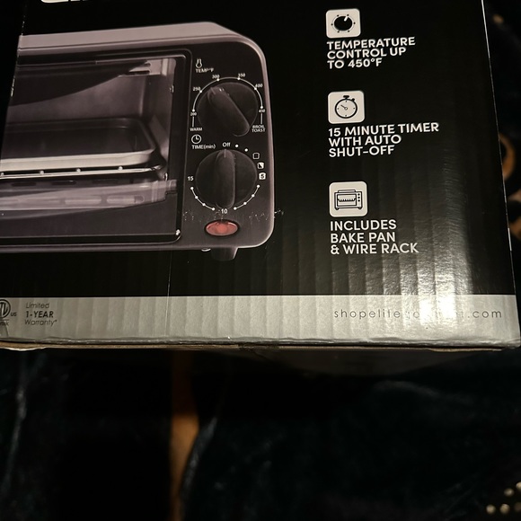 🆕 In Box Elite Gourmet 2 Slice Toaster Oven - Picture 5 of 5